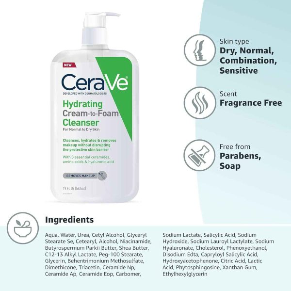 CeraVe Hydrating cream cleanser