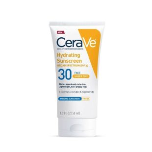 Hydrating suncreen board spectrum SPF 30 sheer tint mineral sunscreen tinted 75ml