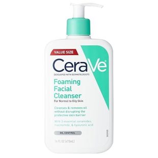 "Foaming Facial Cleanser With Niacinamide,  Hyaluronic Acid and 3 Ceramides (Normal to Oily Skin)" 355 ml