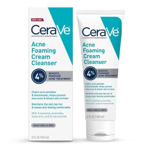 Acne foaming cleanser 4% benzoyl peroxide 150 ml