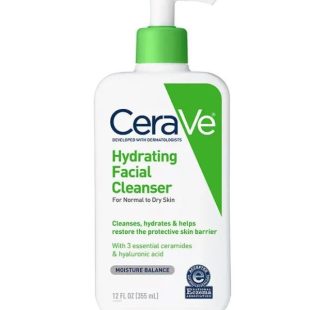 Facial Cleanser with Hyaluronic Acid and 3 Ceramides (Daily Face Wash for Normal to Dry Skin) 355 ml
