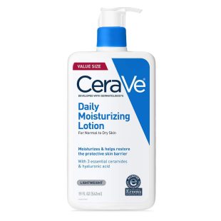 Daily Moisturizing Lotion Face Moisturizer, and Hand Cream with Hyaluronic Acid and 3 Ceramides (Normal to Dry Skin) 562 ml