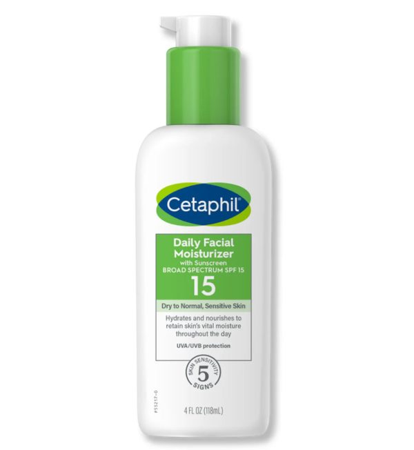 Cetaphil Daily Facial Moisturizer with Broad Spectrum Sunscreen SPF 15,4 Oz
