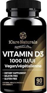 Icare naturals vita d3 1000iu 90c