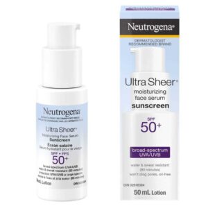 Neutrogena Ultra Sheer Moisturizing Face Serum Sunscreen SPF 50+